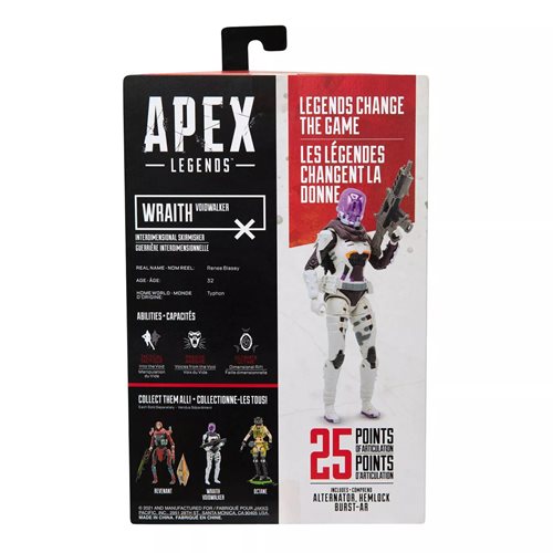 Apex Legends Wraith 6-Inch Action Figure, Not Mint