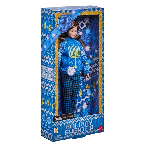 Barbie Ugly Sweater Doll with Blue Sweater