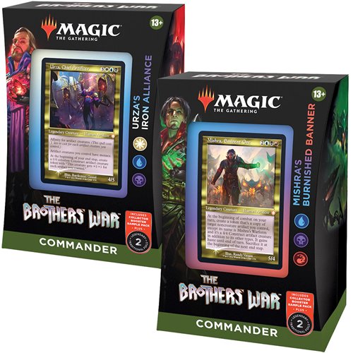 Magic: The Gathering: The Brothers War Commander Set of 2