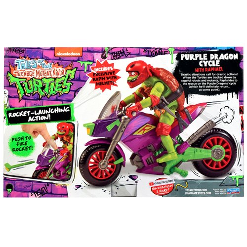 Tales of the Teenage Mutant Ninja Turtles Vehicle with Figure Case of 4