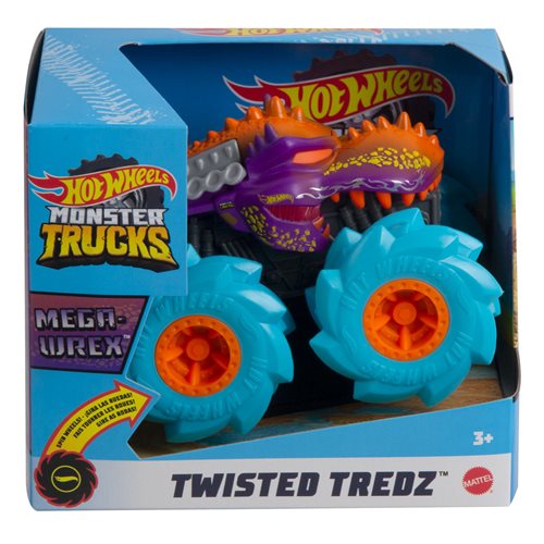 Hot Wheels Monster Trucks Twisted Tredz 1:43 Scale Mega Wrex