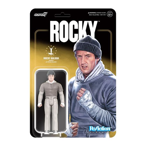 Rocky I Workout 3 3/4-Inch ReAction Figure