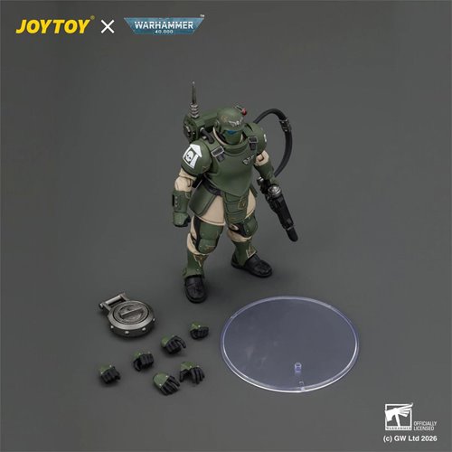 Joy Toy Warhammer 40,000 Astra Militarum Kasrkin 6 with Hot-shot Laspistol Action Figure