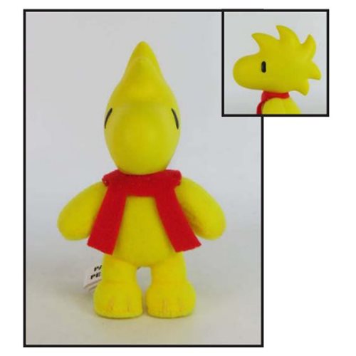 Peanuts Woodstock in Red Scarf FigureKey 4 1/2-Inch Moveable Plush