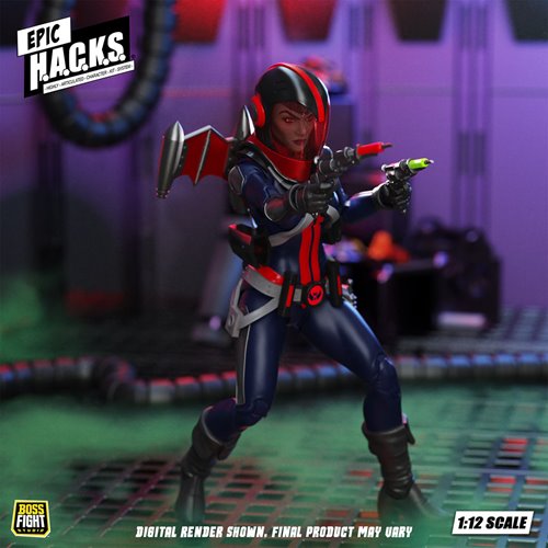 Epic H.A.C.K.S. Mercy Zaleska: Vampiron Secret Service 6-Inch Action Figure