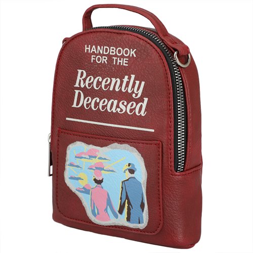 Beetlejuice Handbook for the Recently Deceased Mini Wristlet Bag