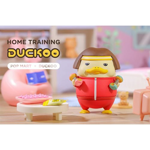 Duckoo Home Training Series Random Blind Box Vinyl Figure 8-Piece Display Tray