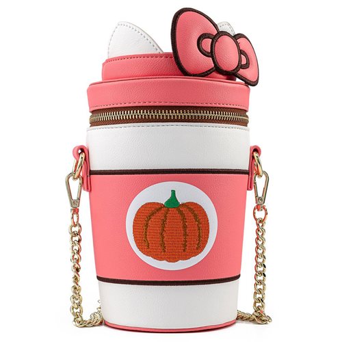 Sanrio Hello Kitty Pumpkin Spice Latte Wave Crossbody Purse