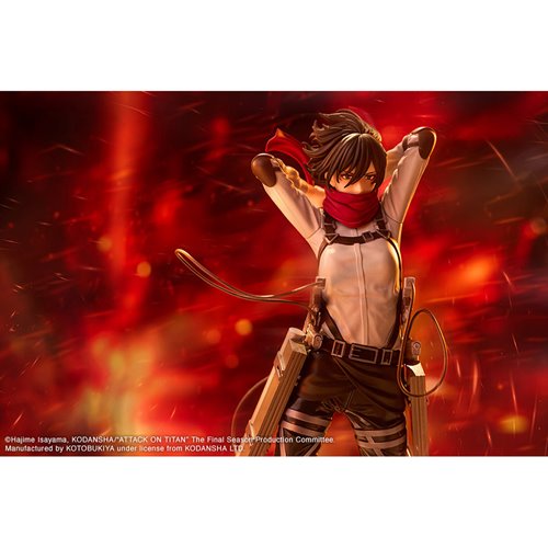 Attack on Titan: The Final Season Mikasa Ackerman Oshi Works Statue