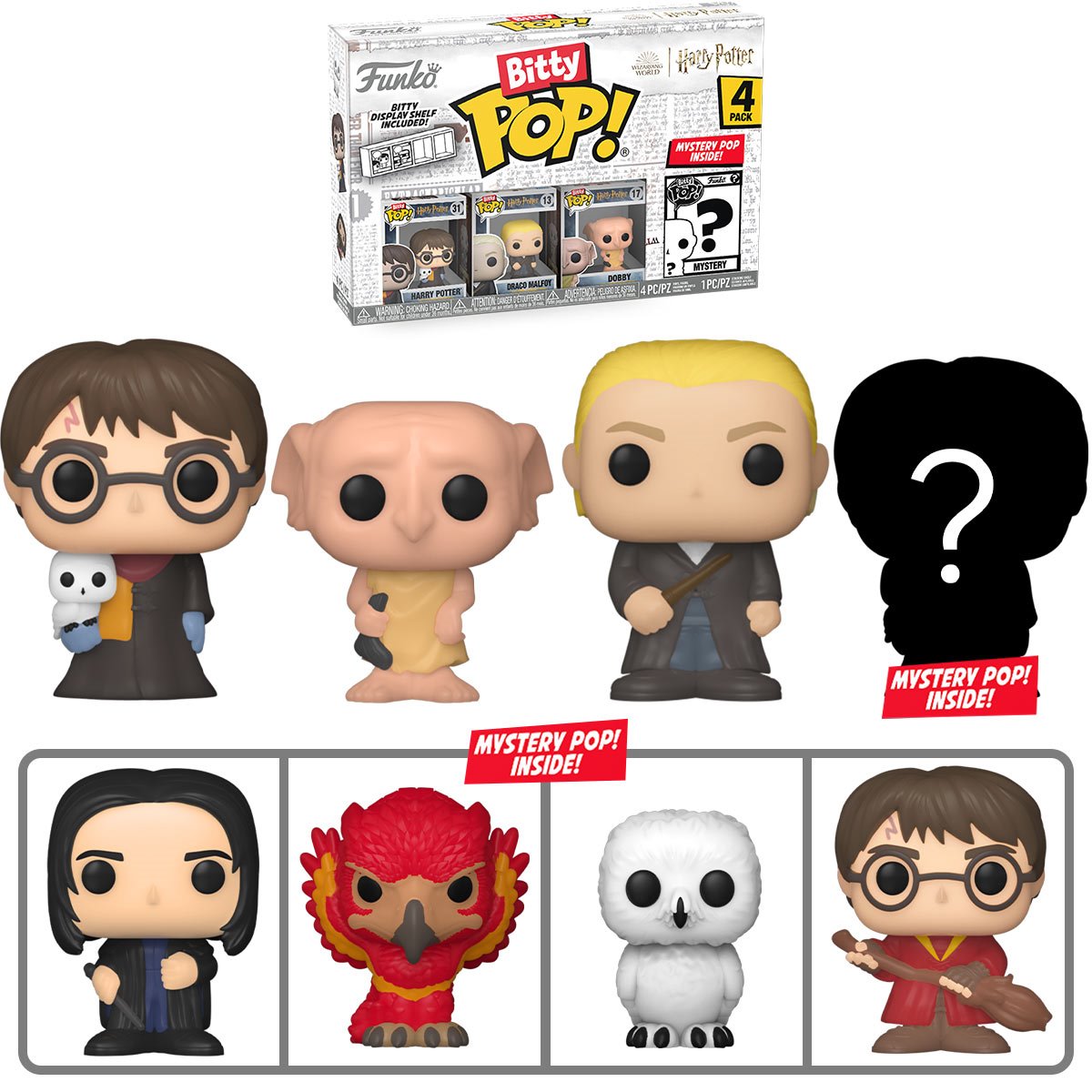 Bitty Pop! Harry Potter 4-Pack Series 1