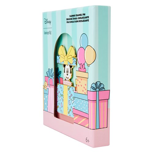 Mickey Mouse Birthday Present Sursprise 3-Inch Collector Box Pin