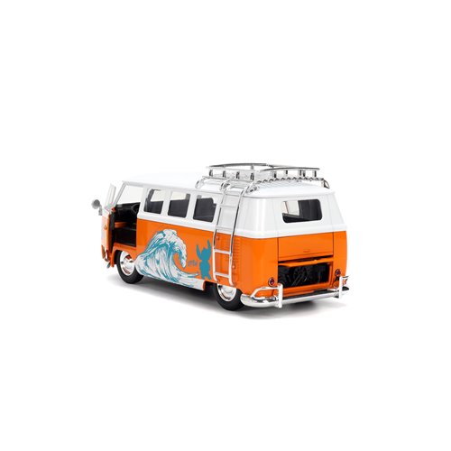 Hollywood Rides Lilo & Stitch 1961 Volkswagen Bus 1:24 Scale Die-Cast Metal Vehicle with Stitch Figu