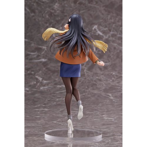 Rascal Does Not Dream of a Dreaming Girl Mai Sakurajima Winter Wear Version Coreful Prize Statue