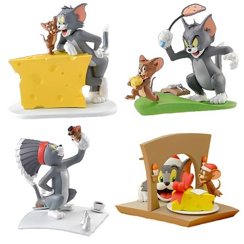 Tom and Jerry Mini-Figure Collection Set - Entertainment Earth