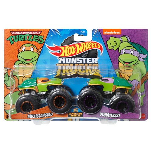 Hot Wheels Monster Trucks Demolition Doubles 1:64 Scale 2023 Mix 3 2-Pack Case of 8