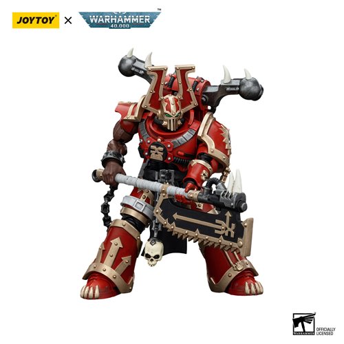 Joy Toy Warhammer 40,000 World Eaters Khorne Berzerker Eviscerator Chainaxe 1:18 Scale Action Figure