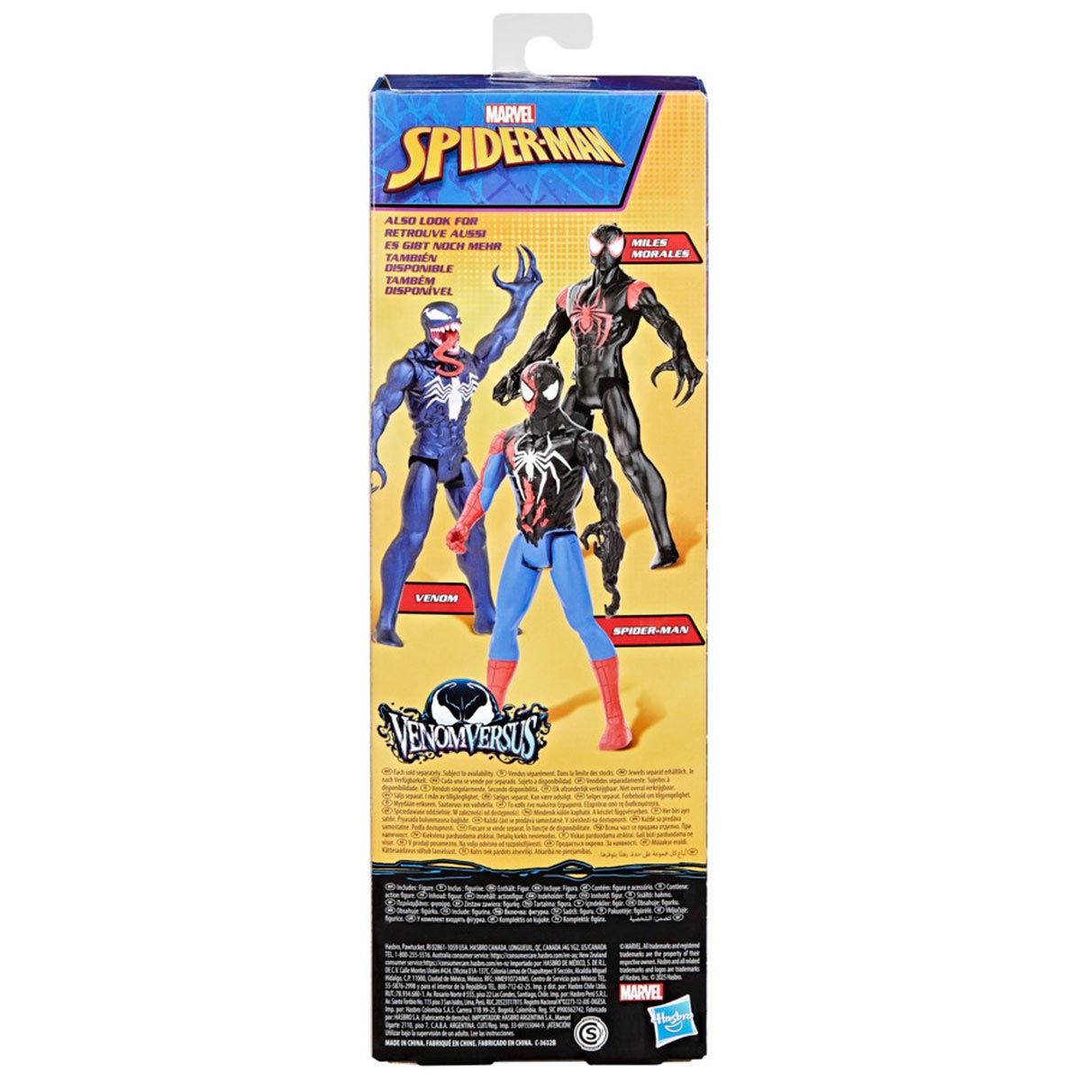 Hasbro Marvel Spider-Man VenomVersus Titan Hero Series – Action Figure Miles Morales Da 30 Cm