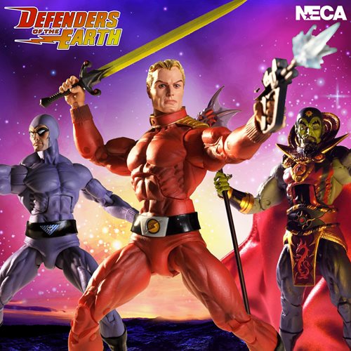 King Features Defenders of the Earth Series 1 7-Inch Scale Action Figure Set of 3