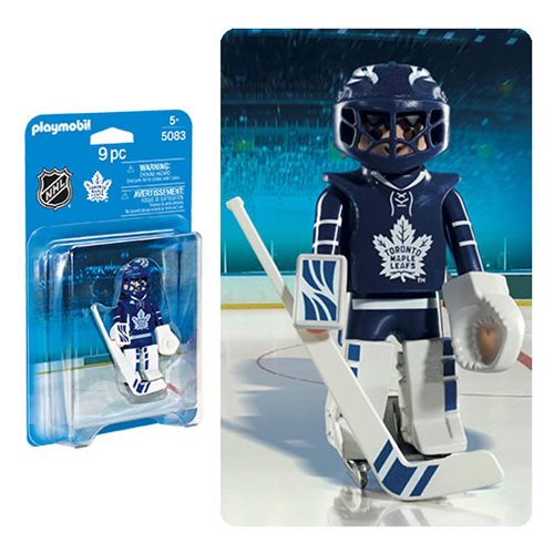 Playmobil 5083 NHL Toronto Maple Leafs Goalie Action Figure