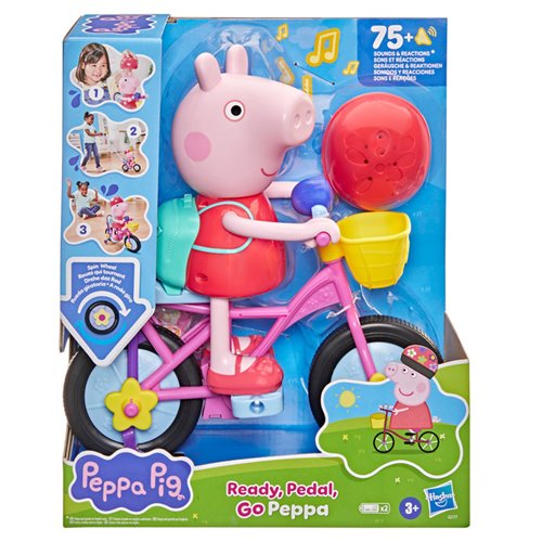 Peppa Pig Ready Pedal Go Peppa Figure and Bicycle