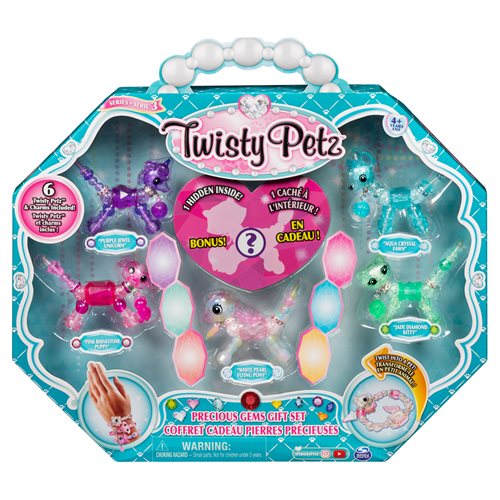 Twisty Petz Gems 6-Pack Bracelet Gift Set