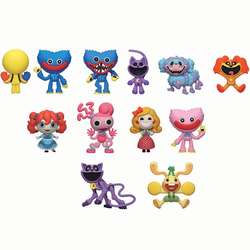 Poppy Playtime 3D Foam Bag Clip Random 6-Pack