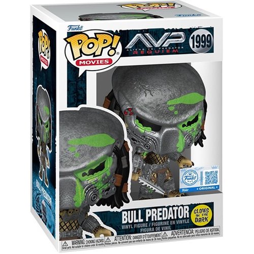 Aliens vs. Predator: Requiem Bull Predator Bloody Glow-in-the-Dark Funko Pop! Vinyl Figure #1999 - A