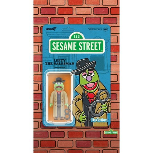 Sesame Street Lefty the Salesman 3 3/4-Inch ReAction Figures