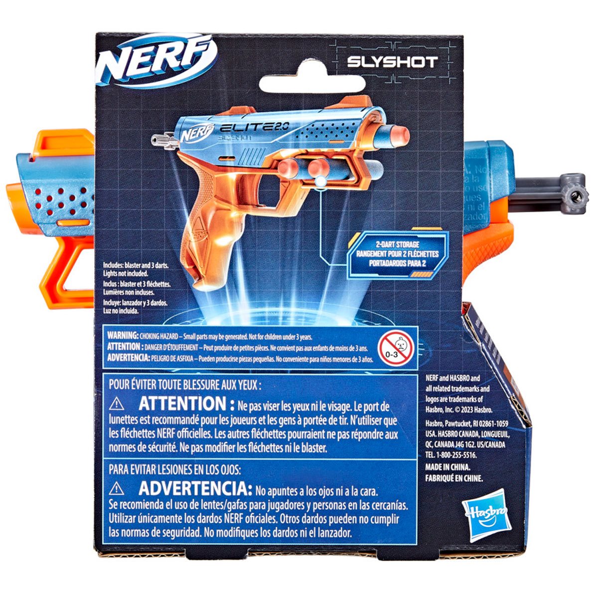 Nerf Elite 2.0, blaster Volt SD-1, 6 fléchettes Nerf officielles