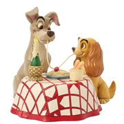 Disney Traditions Lady and the Tramp Spaghetti Scene Statue