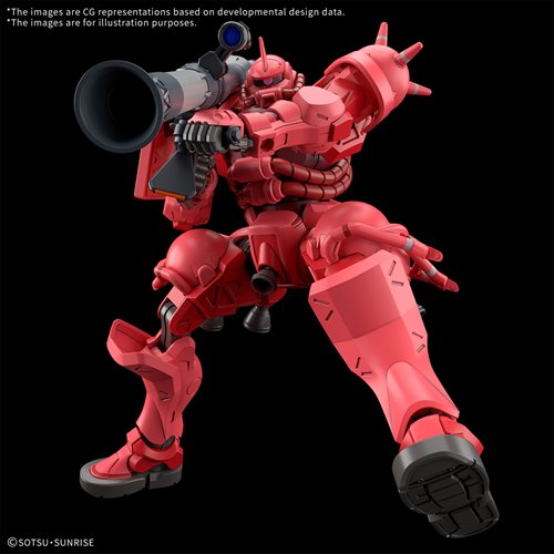 Mobile Suit Gundam GQuuuuuuX Char's Zaku High Grade 1:144 Scale Model Kit
