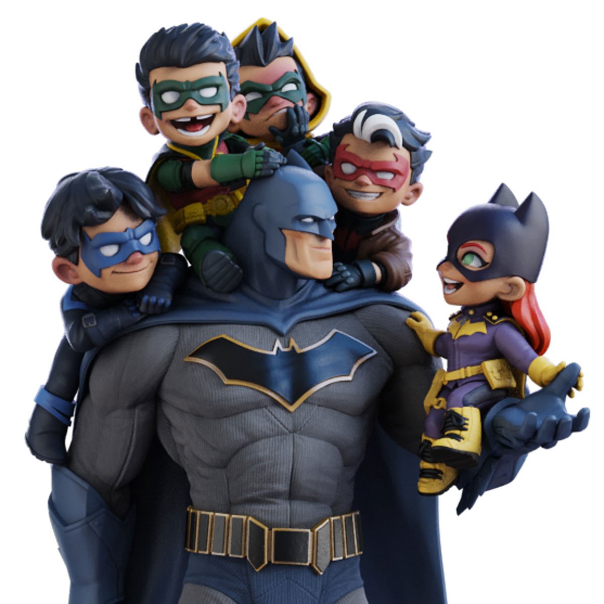 Batman Family Classic Q-Master Statue - Entertainment Earth
