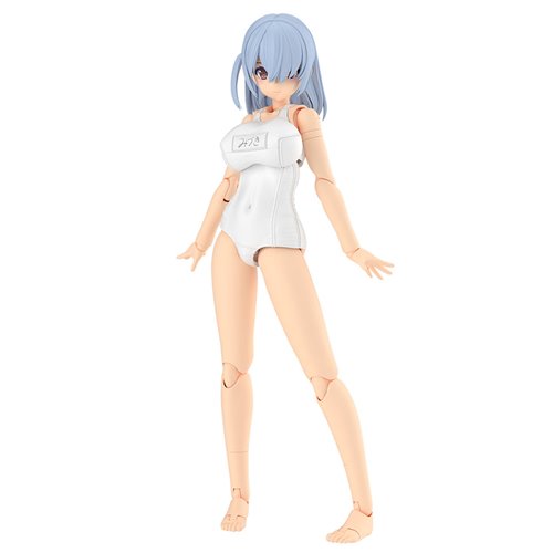Frame Arms Girl Mizuki (School Swimsuits White Version) Model Kit