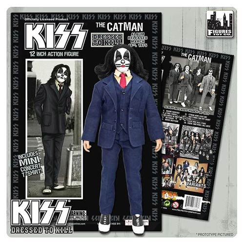 KISS Catman Dressed To Kill Color Suit 12-Inch Action Figure