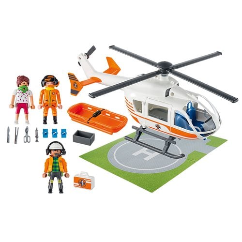 Playmobil 70048 Rescue 911 Rescue Helicopter
