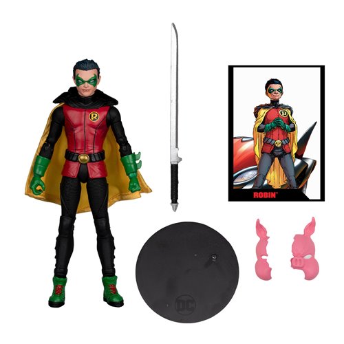 DC Page Punchers Wave 6 Robin Damian Wayne Batman: Reborn 7-Inch Scale Action Figure with Comic Book
