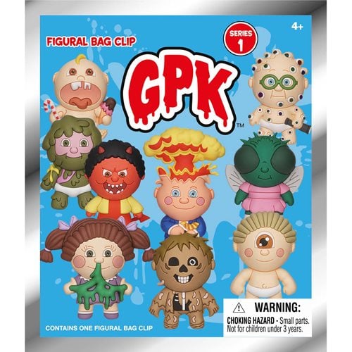 Garbage Pail Kids Series 1 3D Foam Bag Clip Random 6-Pack
