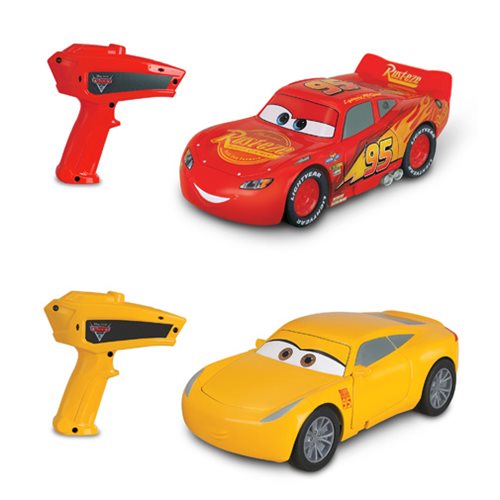 Cars 3 Lightning McQueen Crazy Crash And Smash RC Car Thinkway Toys Brand