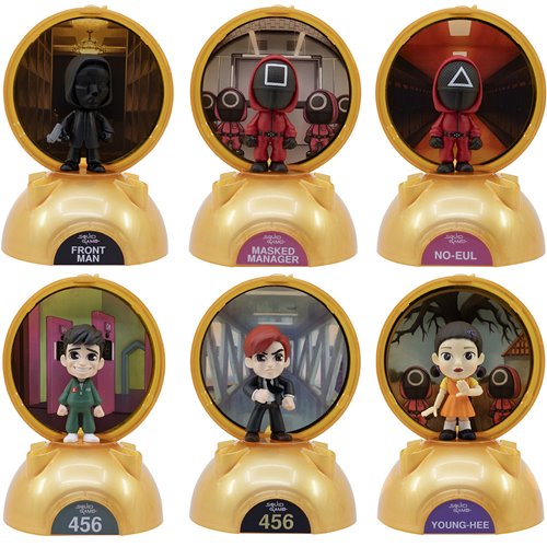 Squid Game Piggy Bank Capsule Blind-Box Mini-Figure Case of 6