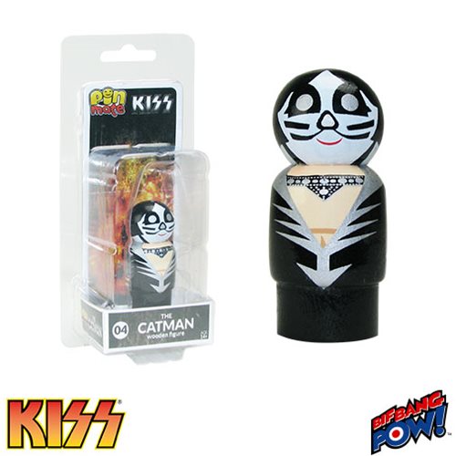 KISS Destroyer The Catman Pin Mate Wooden Figure