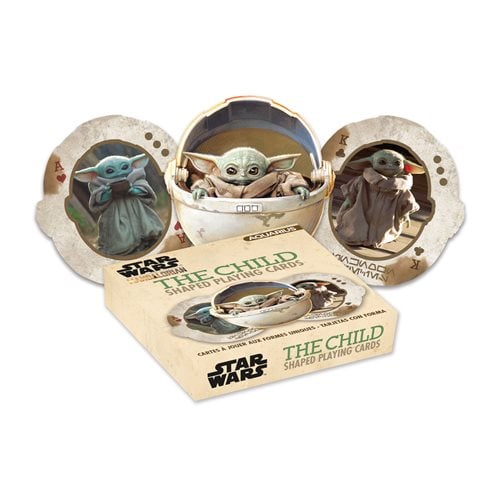Star Wars: The Mandalorian The Child Shaped Playing Cards