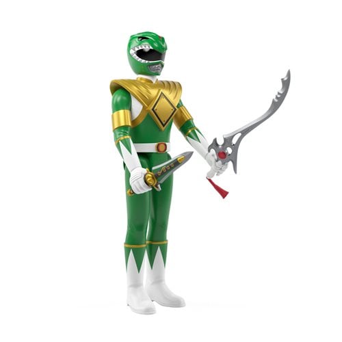 Mighty Morphin Power Rangers Green Ranger 3 3/4-Inch ReAction Figure