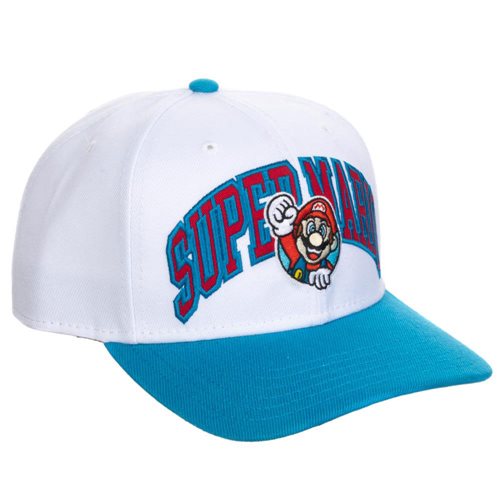 Super Mario Bros. Mario Pre-Curved Snapback Hat