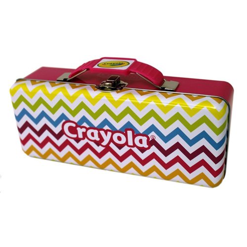 Crayola Tin Tote Box with Handle