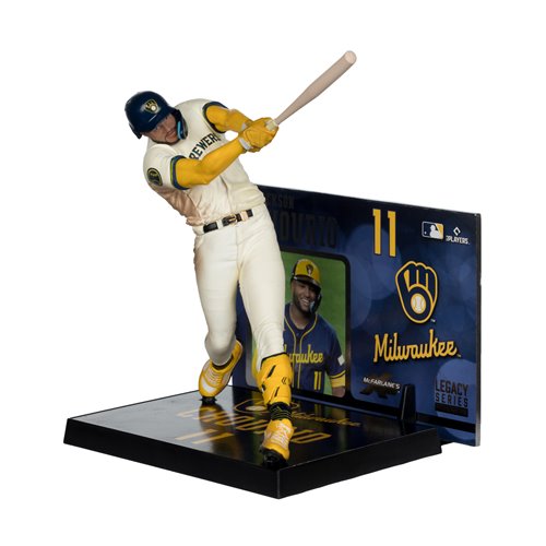 MLB SportsPicks Milwaukee Brewers Jackson Chourio 7-Inch Posed Figure