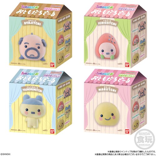 Tamagotchi Otomodachi Doll Flocked Mini-Figure Case of 12