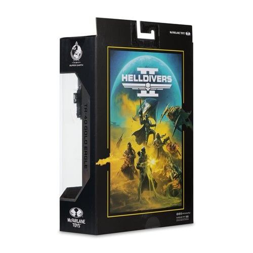 Helldivers II McFarlane Gaming Edition Wave 1 TR-40 Gold Eagle 7-Inch Action Figure