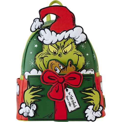 The Grinch Santa Cosplay Mini-Backpack