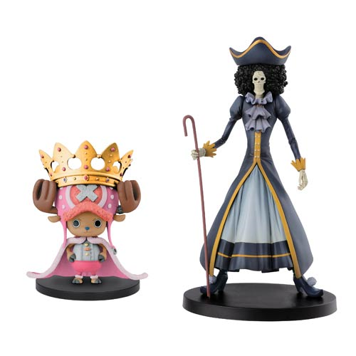 One Piece 15th Anniversary Chopper and Brook Figure Set