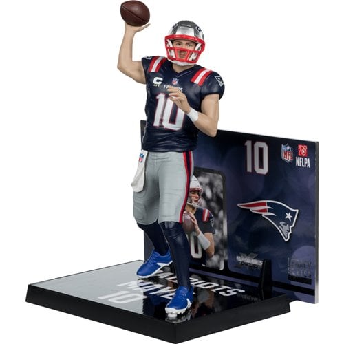 NFL SportsPicks New England Patriots Drake Maye 7-Inch Posed Figure